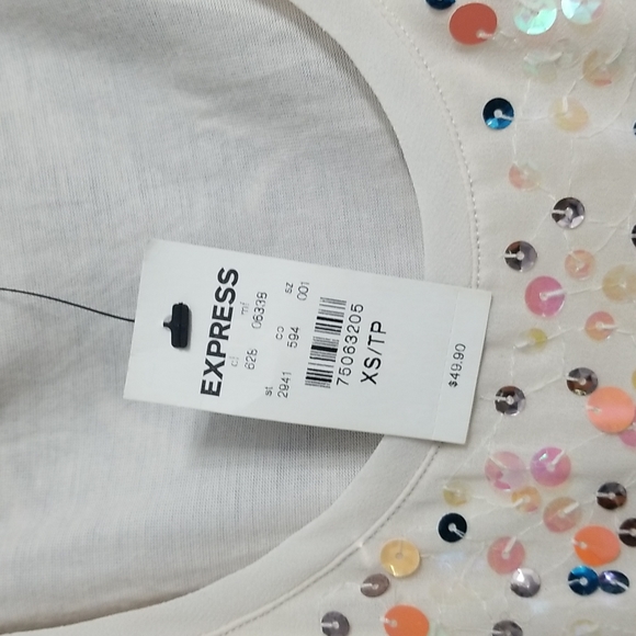 Express Sequin Tank Top - Picture 2 of 6